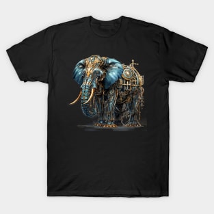 Steampunk Animals Elephant T-Shirt